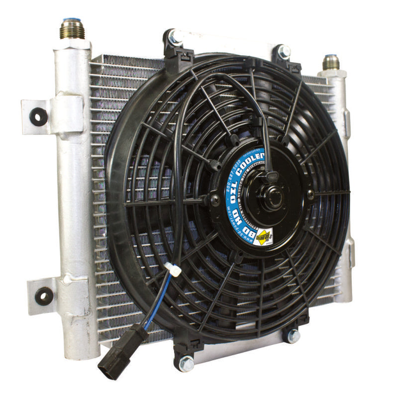 BD Diesel Xtrude Trans Cooler w/Fan 5.5in-thumbmail-2