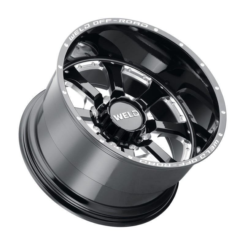 Weld Off-Road W125 20X12 Granada Six 6X139.7 ET-44 BS4.75 Gloss Black MIL 106.1-thumbmail-1
