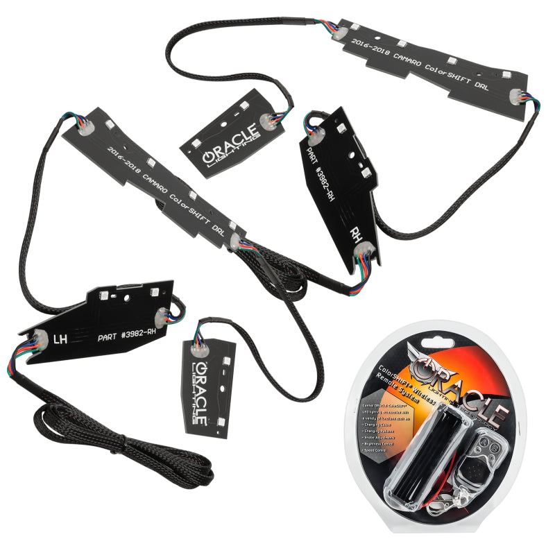 Oracle 16-18 Chevrolet Camaro RGB+W Headlight DRL Upgrade Kit - ColorSHIFT-thumbmail-2