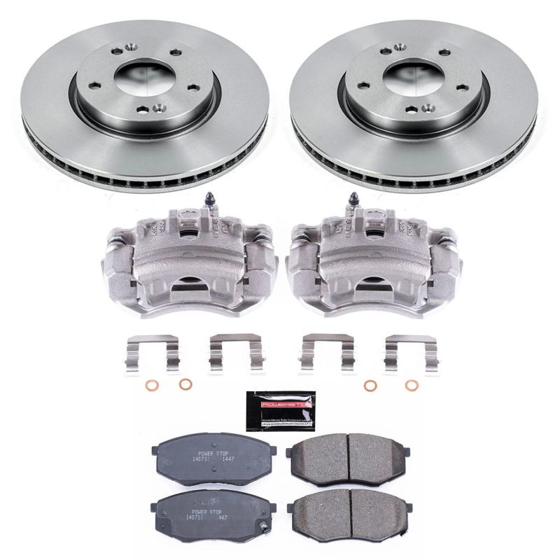 Power Stop 10-12 Hyundai Tucson Front Autospecialty Brake Kit w/Calipers-thumbmail-1