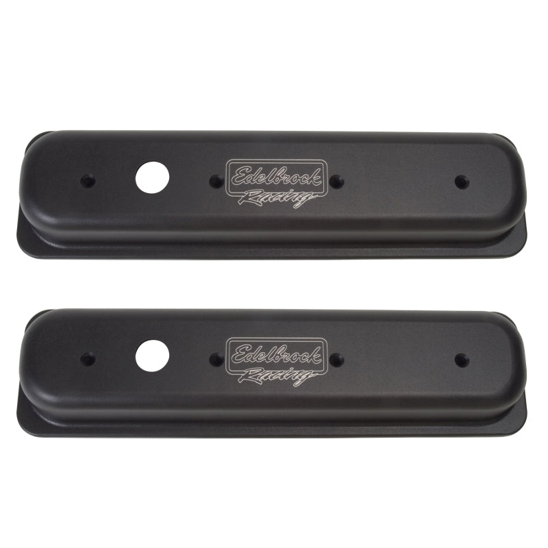 Edelbrock Valve Cover Victor Series Chevrolet 1987-1995 262-400 CI V8 Black-thumbmail-2