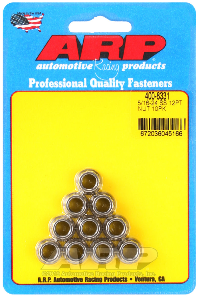 ARP 5/16-24 SS 12pt Nut Kit-thumbmail-1