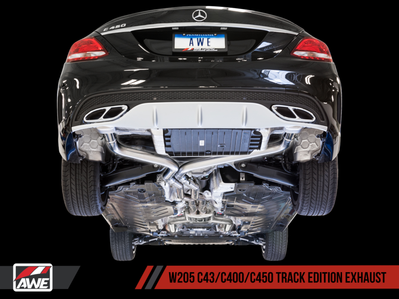 AWE Tuning Mercedes-Benz W205 C450 AMG / C400 Track Edition Exhaust-thumbmail-1