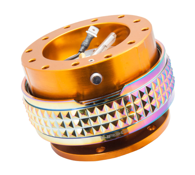 NRG Quick Release Kit - Pyramid Edition - Rose Gold Body / Neochrome Pyramid Ring-thumbmail-2