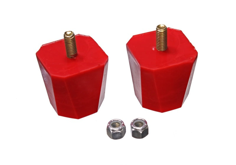Energy Suspension Bump Stop 2in Tall 2in Square - Red-thumbmail-3