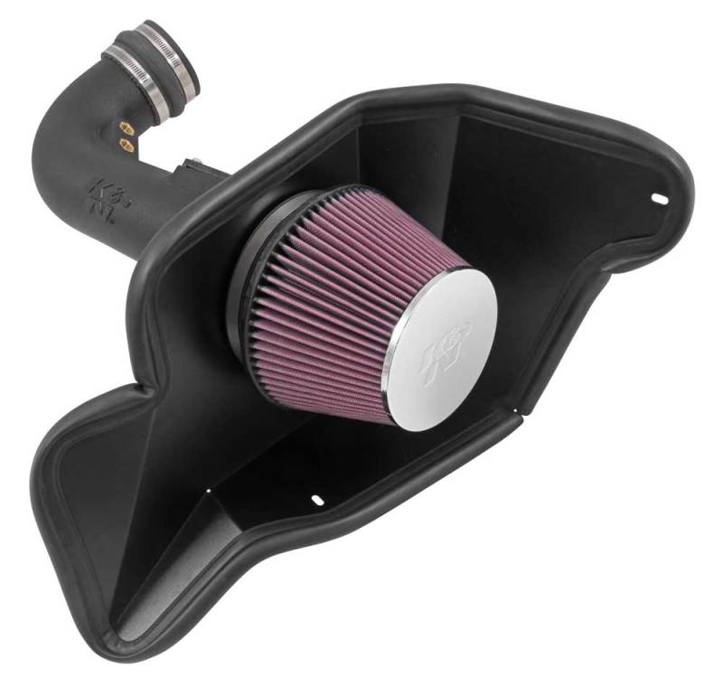 K&N 2015 Ford Mustang GT 5.0L V8 F/I Performance Intake Kit-thumbmail-2
