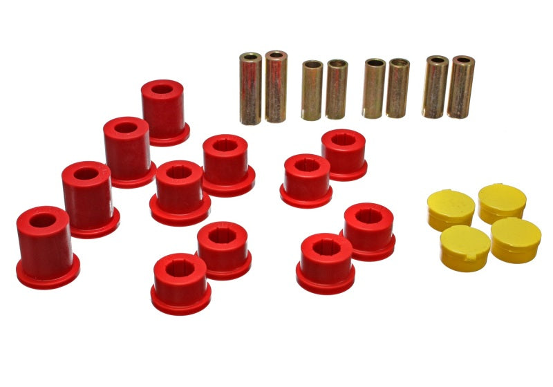Energy Suspension 90-97 Mazda Miata Red Front Control Arm Bushing Set-thumbmail-3