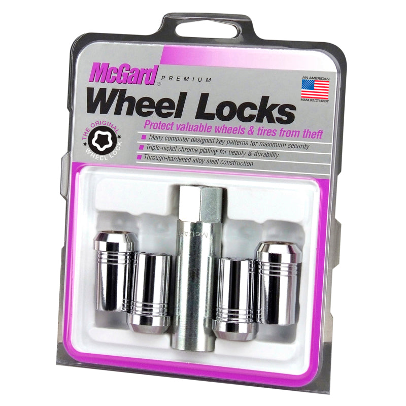 McGard Wheel Lock Nut Set - 4pk. (Tuner / Cone Seat) M14X1.5 / 22mm Hex / 1.648in. Length - Chrome-thumbmail-6