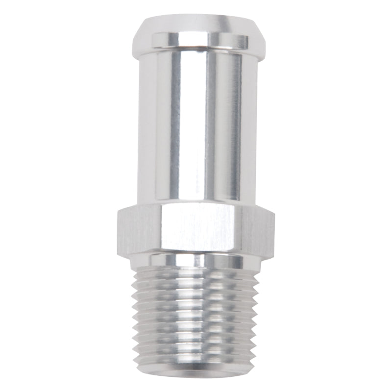 Edelbrock Hose End Straight 3/8In NPT to 5/8In Barb Clear Anodize-thumbmail-5