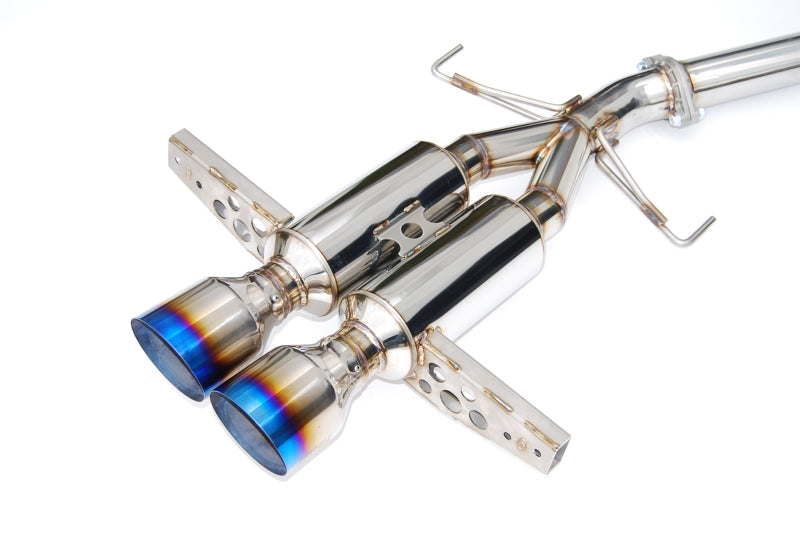 Invidia 2017+ Honda Civic Hatchback Sport/Sport Touring Gemini Titanium Tip Cat-back Exhaust-thumbmail-3