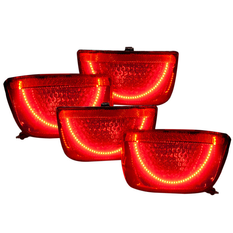 Oracle 10-13 Chevrolet Camaro LED Afterburner Tail Light Halo Kit - Red-thumbmail-7