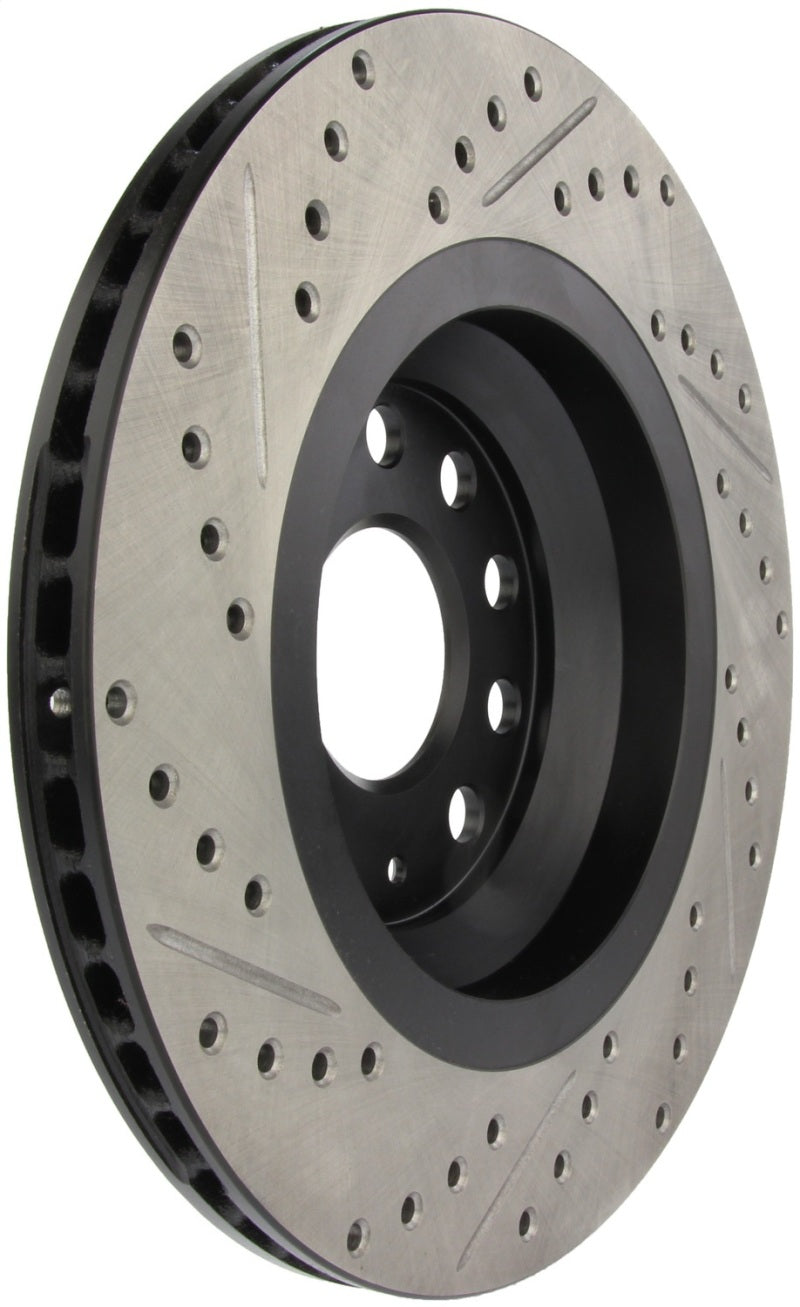 StopTech 09 VW Passat CC / 06-09 Passat Slotted & Drilled Left Rear Rotor-thumbmail-4