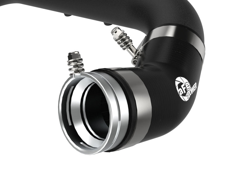 aFe BladeRunner Black 2-3/4in Aluminum Charge Pipe 2021 Toyota Supra GR (A90) I4-2.0L (t) B48-thumbmail-3