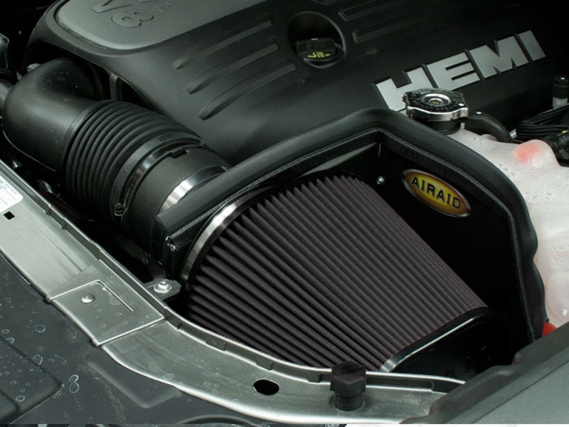 Airaid 11-13 Dodge Charger/Challenger 3.6/5.7/6.4L CAD Intake System w/o Tube (Dry / Black Media)-thumbmail-3