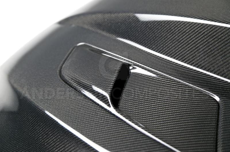 Anderson Composites 15-17 Ford Mustang (Excl. GT350/GT350R) Double Sided Carbon Fiber Cowl Hood-thumbmail-4