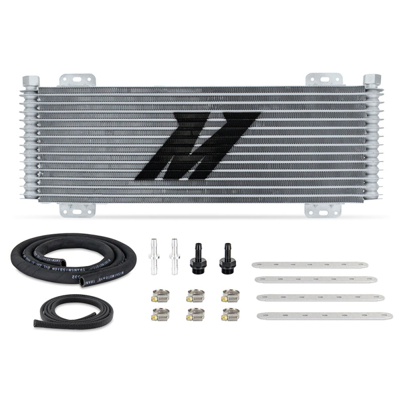Mishimoto 13-Row Stacked Plate Transmission Cooler - Silver-thumbmail-1