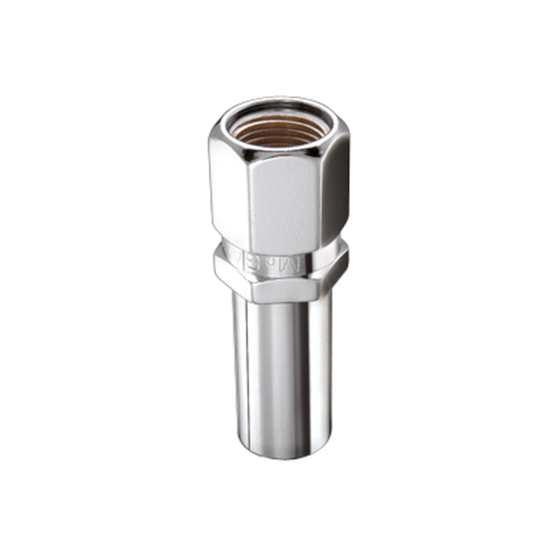 McGard Hex Lug Nut (Drag Racing X-Long Shank) 1/2-20 / 13/16 Hex / 2.475in. Length (4-Pack) - Chrome-thumbmail-2