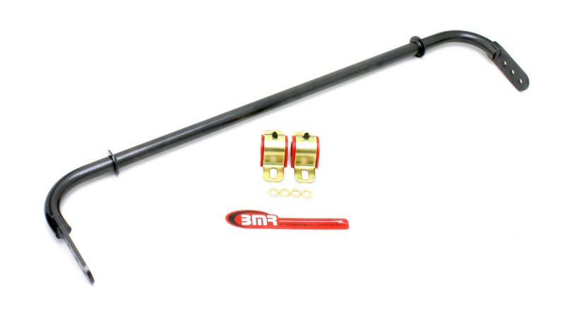 BMR 10-11 5th Gen Camaro Rear Hollow 25mm Adj. Sway Bar Kit w/ Bushings - Black Hammertone-thumbmail-1