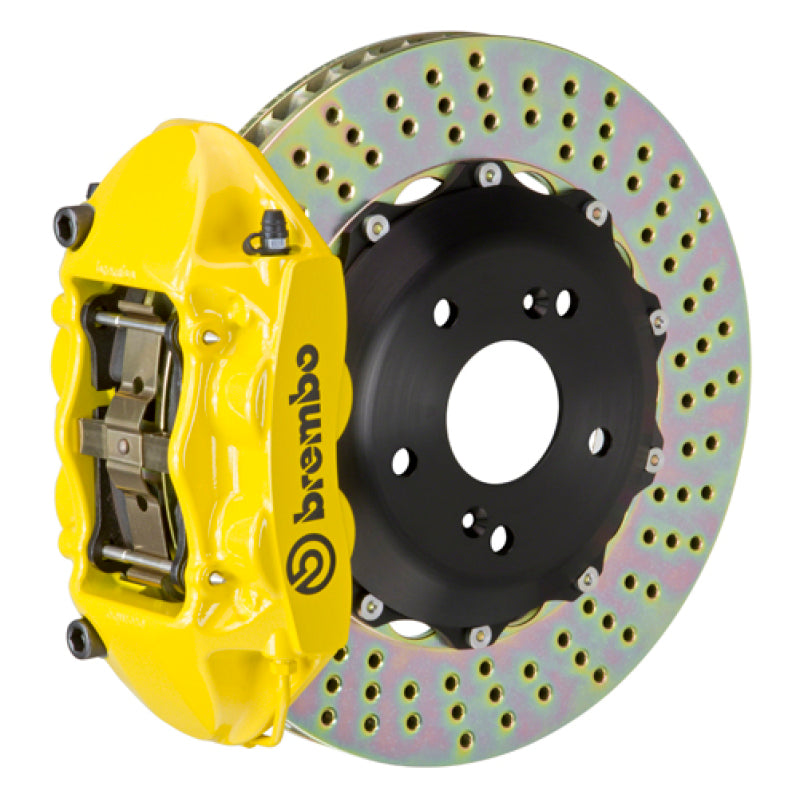 Brembo 16+ Miata MX-5 (ND) Front GT BBK 4 Piston Cast 328x28 2pc Rotor Drilled- Yellow-thumbmail-1