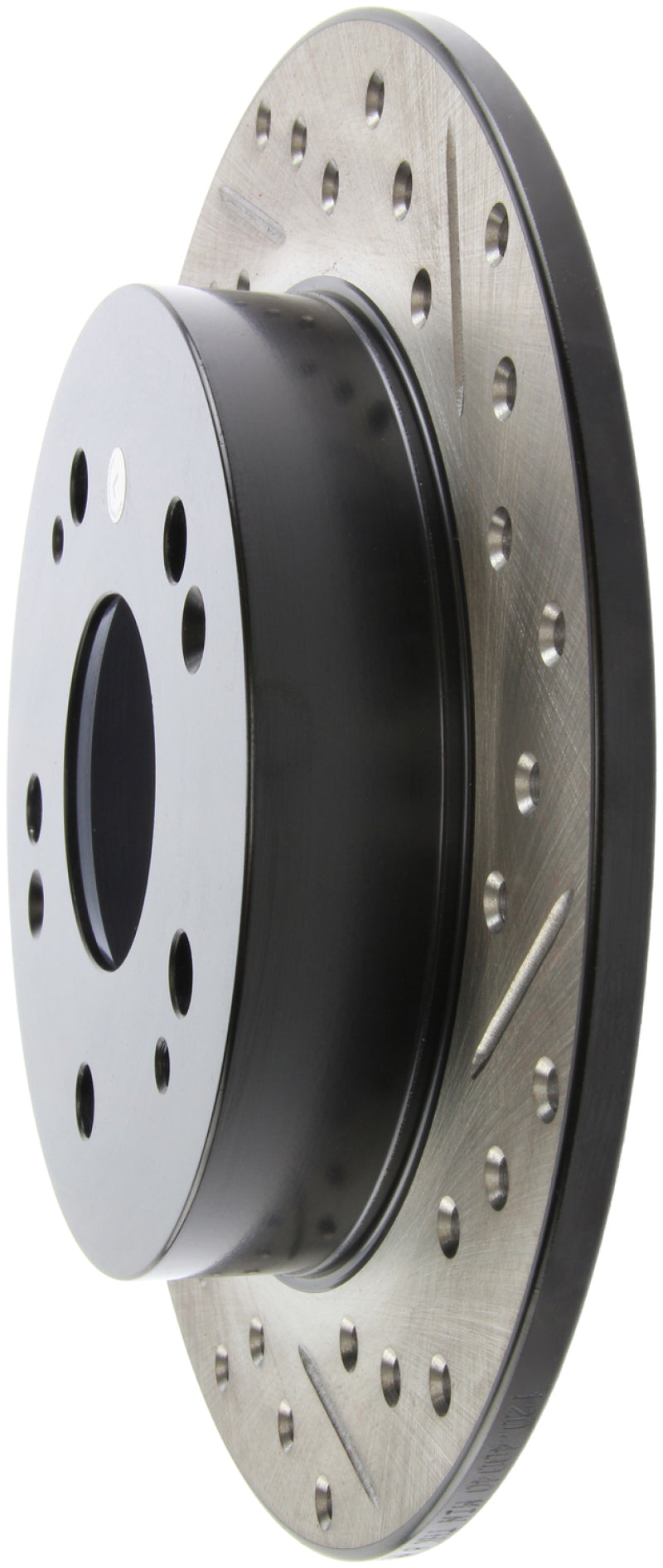 StopTech 06-09 Honda Civic Ex/Si Slotted & Drilled Left Rear Rotor-thumbmail-6