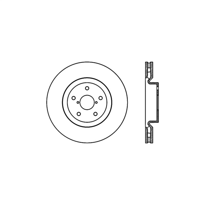 Stoptech 05-07 Subaru Impreza WRX Sti Front High Carbon CRYO-STOP Rotor-thumbmail-6