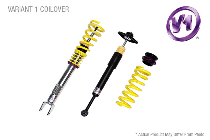 KW Coilover Kit V1 2017+ Audi A4 (B9) Sedan / A5 Coupe Quattro w/o Electronic Dampening (50mm)-thumbmail-2