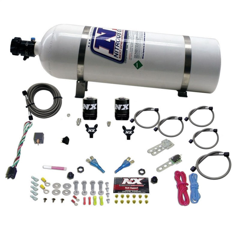 Nitrous Express 08-10 Dodge Viper EFI Dual Nozzle (100-300HP) w/15lb Bottle-thumbmail-2