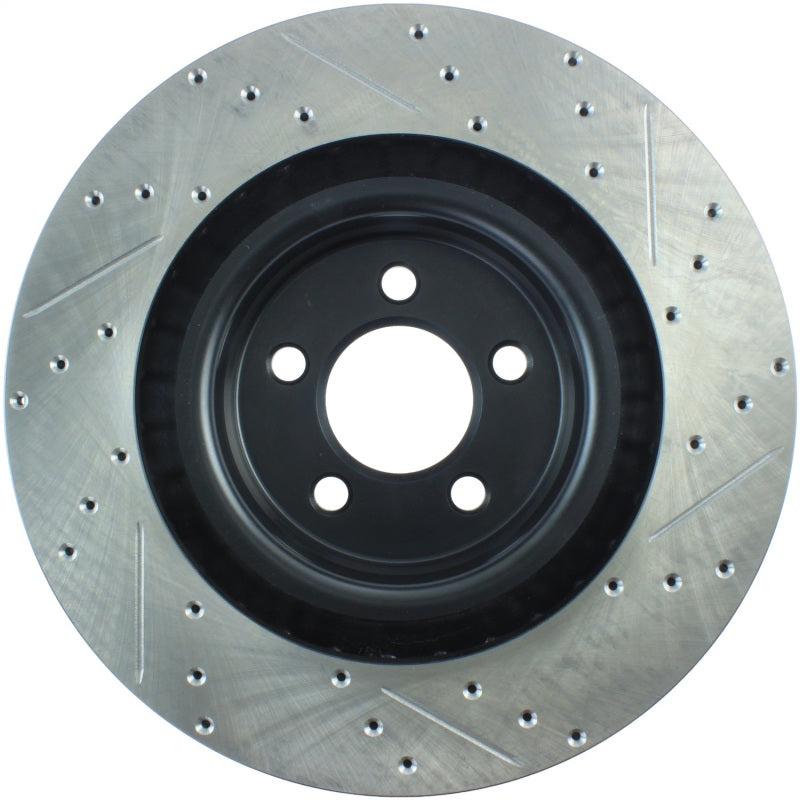 StopTech SportStop 06-09 Chrysler SRT-8 Front Right Drilled & Slotted Rotor-thumbmail-5