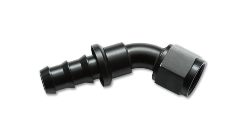 Vibrant -8AN Push-On 45 Deg Hose End Fitting - Aluminum-thumbmail-2