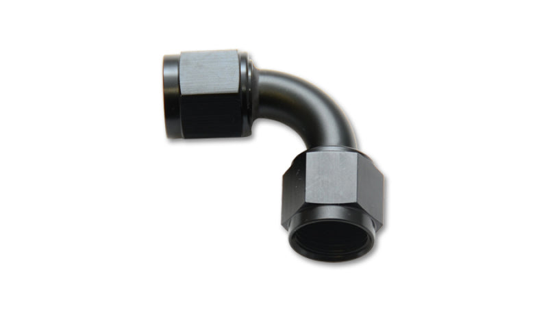 Vibrant -3AN Female 90 Degree Union Adapter (AN to AN) - Anodized Black Only-thumbmail-1