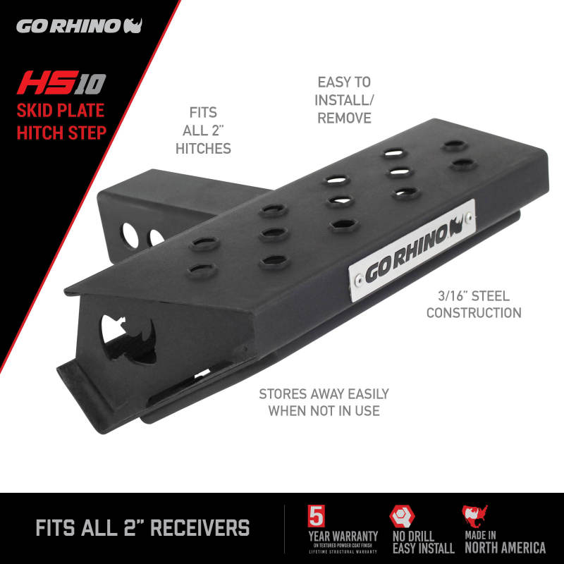 Go Rhino HS-10 Hitch Skid Step-thumbmail-7