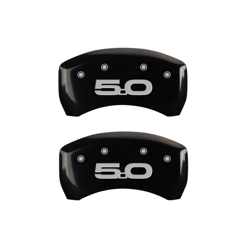 MGP Rear set 2 Caliper Covers Engraved Rear 2015/50 Black finish silver ch-thumbmail-3