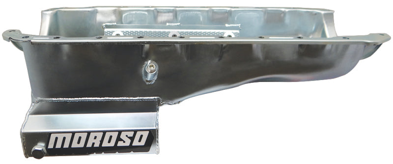 Moroso Chevrolet Big Block Mark IV/GM A Body Deep Wet Sump 6qt 8in Steel Oil Pan-thumbmail-1