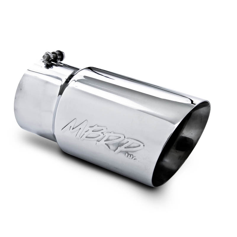 MBRP Universal Tip 6 O.D. Dual Wall Angled 5 inlet 12 length-thumbmail-2