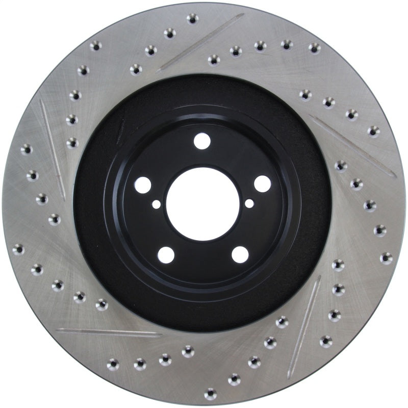 StopTech 02-10 Subaru WRX Slotted & Drilled Left Front Rotor (exc. STi)-thumbmail-7