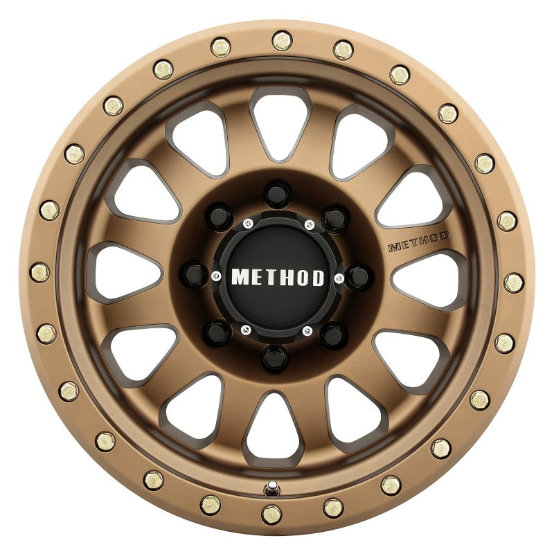 Method MR304 Double Standard 17x8.5 0mm Offset 8x6.5 130.81mm CB Method Bronze Wheel-thumbmail-2