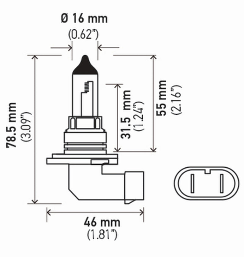 Hella Bulb 9006/Hb4 12V 55W P22D T4 (2)-thumbmail-2