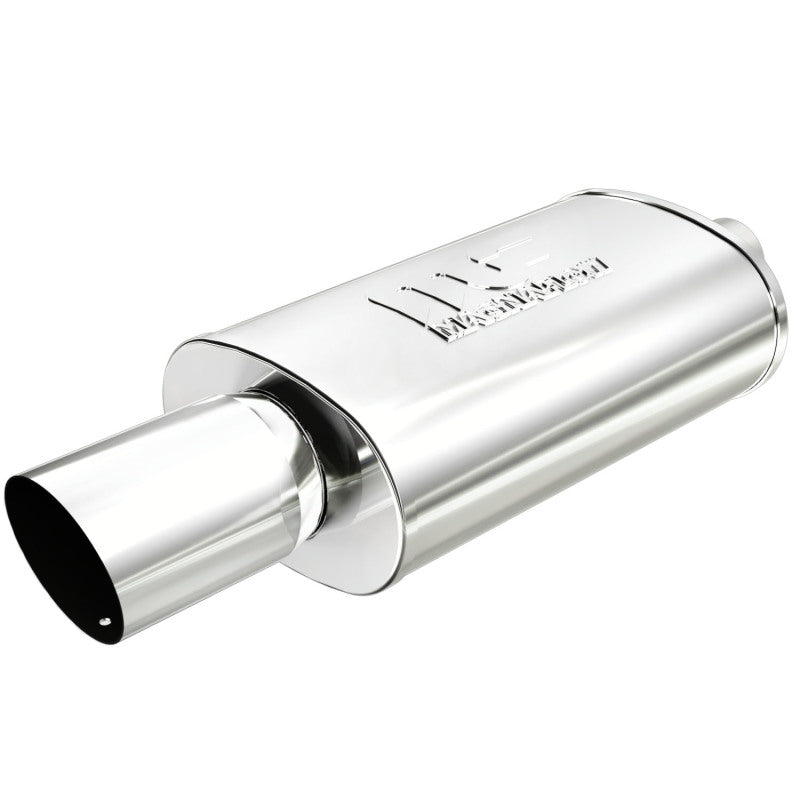 MagnaFlow Muffler W/Tip Mag SS 14X5X8 2.25/4.-thumbmail-2