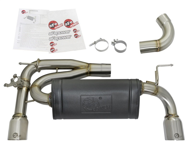 aFe MACHForce XP 16-17 BMW 340i/iX 440i/iX L6-3.0L (t) SS Axle-Back Exhaust w/Polished Tips-thumbmail-4