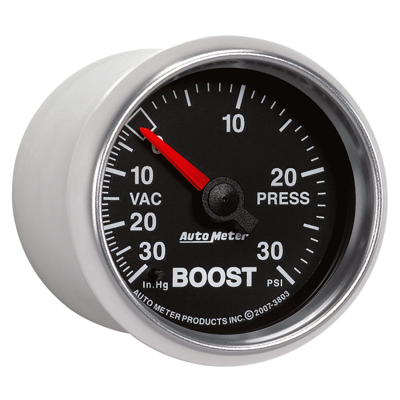 Autometer GS 52mm 30 In Hg.-Vac/30 PSI Mechanical Vacuum/Boost Gauge-thumbmail-3