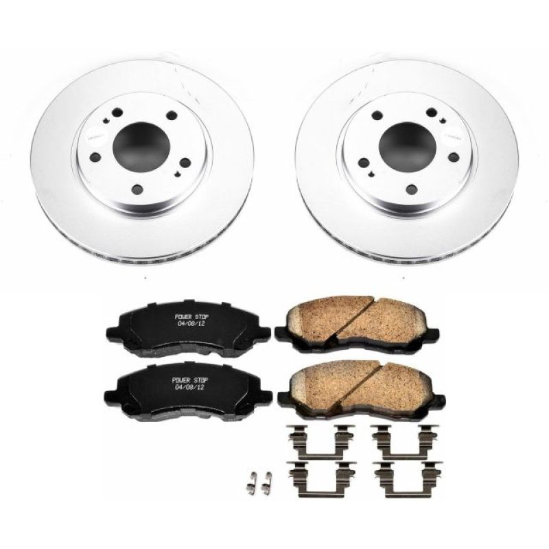 Power Stop 01-05 Chrysler Sebring Front Z17 Evolution Geomet Coated Brake Kit-thumbmail-1