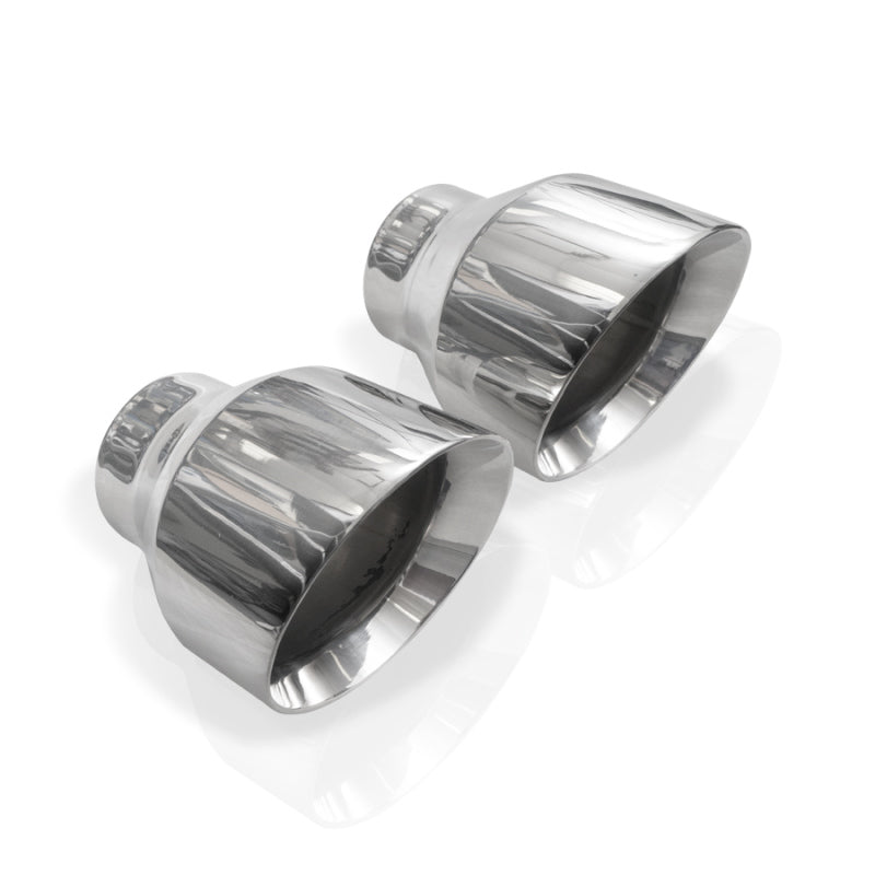 Stainless Works 2020 Ford GT500 Legend Catback X-Pipe Exhaust Factory Connect - Polished Tips-thumbmail-3