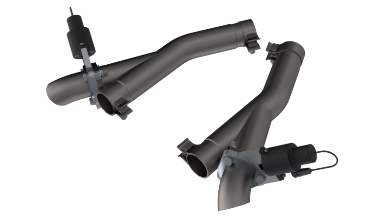 QTP 11-18 Dodge Durango 5.7L 2.5in 304SS Aggressor Cutout Dual Mid Pipes-thumbmail-4