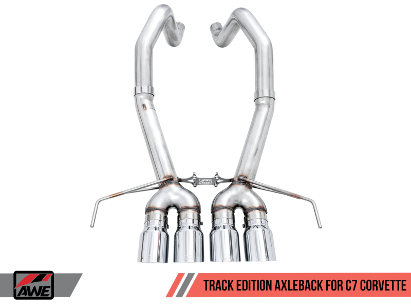 AWE Tuning 14-19 Chevy Corvette C7 Z06/ZR1 (w/o AFM) Track Edition Axle-Back Exhaust w/Chrome Tips-thumbmail-4