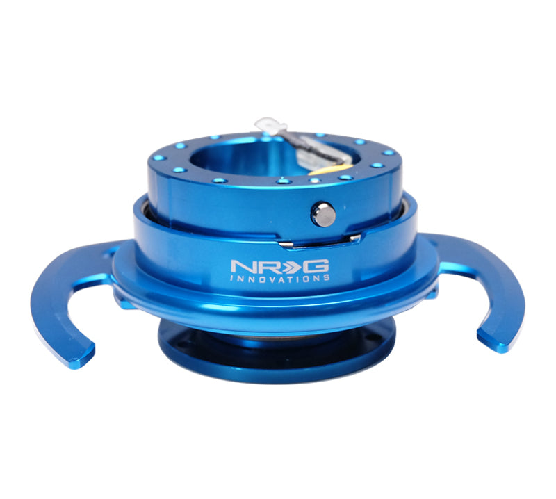 NRG Quick Release Kit Gen 4.0 - Blue Body / Blue Ring w/ Handles-thumbmail-2