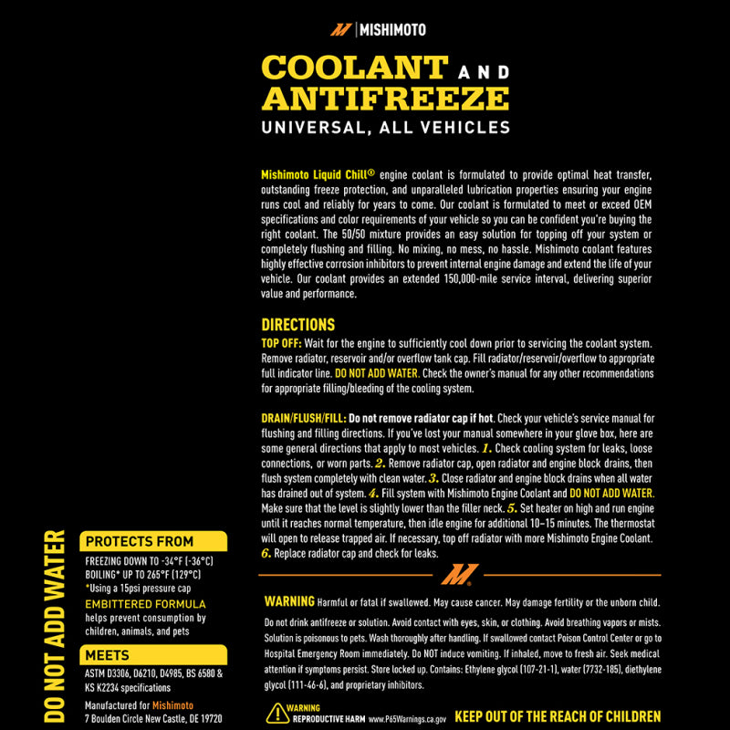 Liquid Chill EG Coolant, Universal, Yellow-thumbmail-3