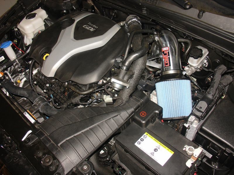 Injen 2011-14 Hyundai Sonata/Kia Optima 2.0L Turbo Polished Short Ram Intake-thumbmail-5