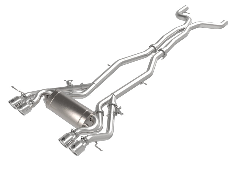 aFe MACHForce XP Exhausts Cat-Back SS 21 BMW M2 Competition L6-3.0L w/Polished Tips-thumbmail-2
