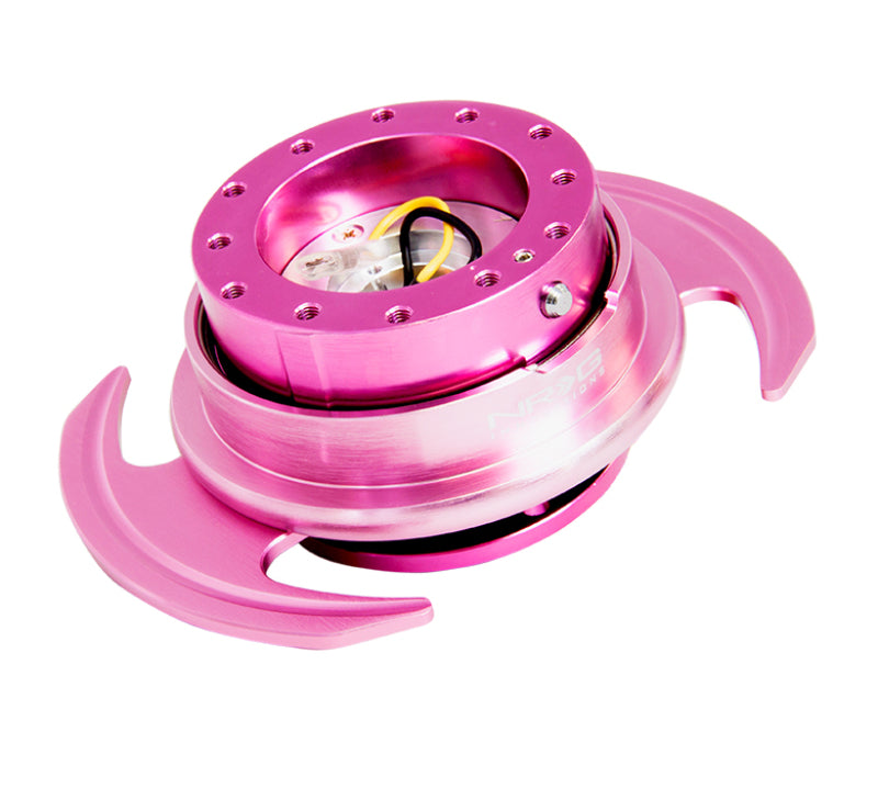NRG Quick Release Kit Gen 3.0 - Pink Body / Pink Ring w/Handles-thumbmail-2