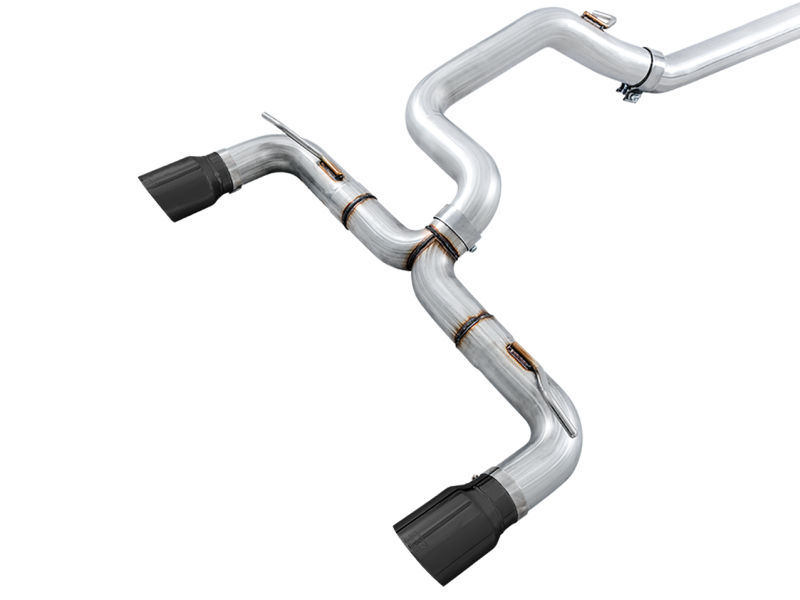 AWE Tuning Ford Focus RS Track Edition Cat-back Exhaust - Diamond Black Tips-thumbmail-3